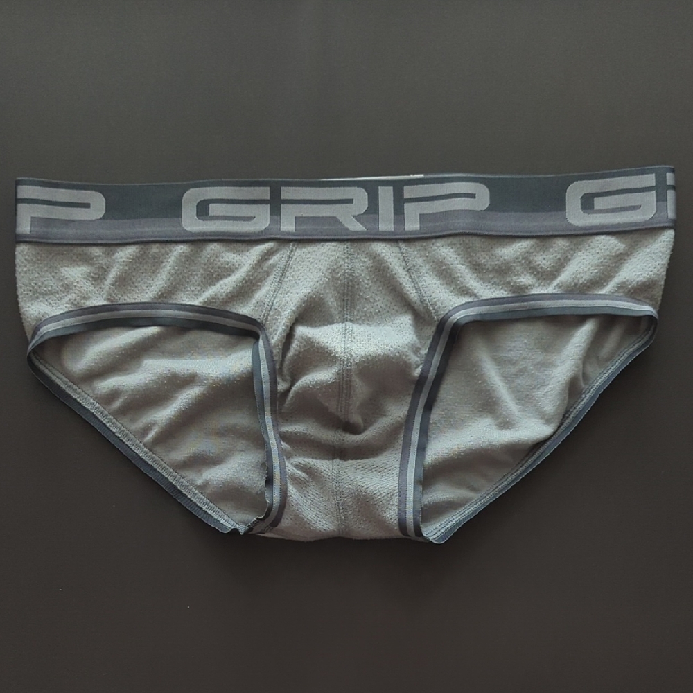 GRIP Men's Charcoal Briefs